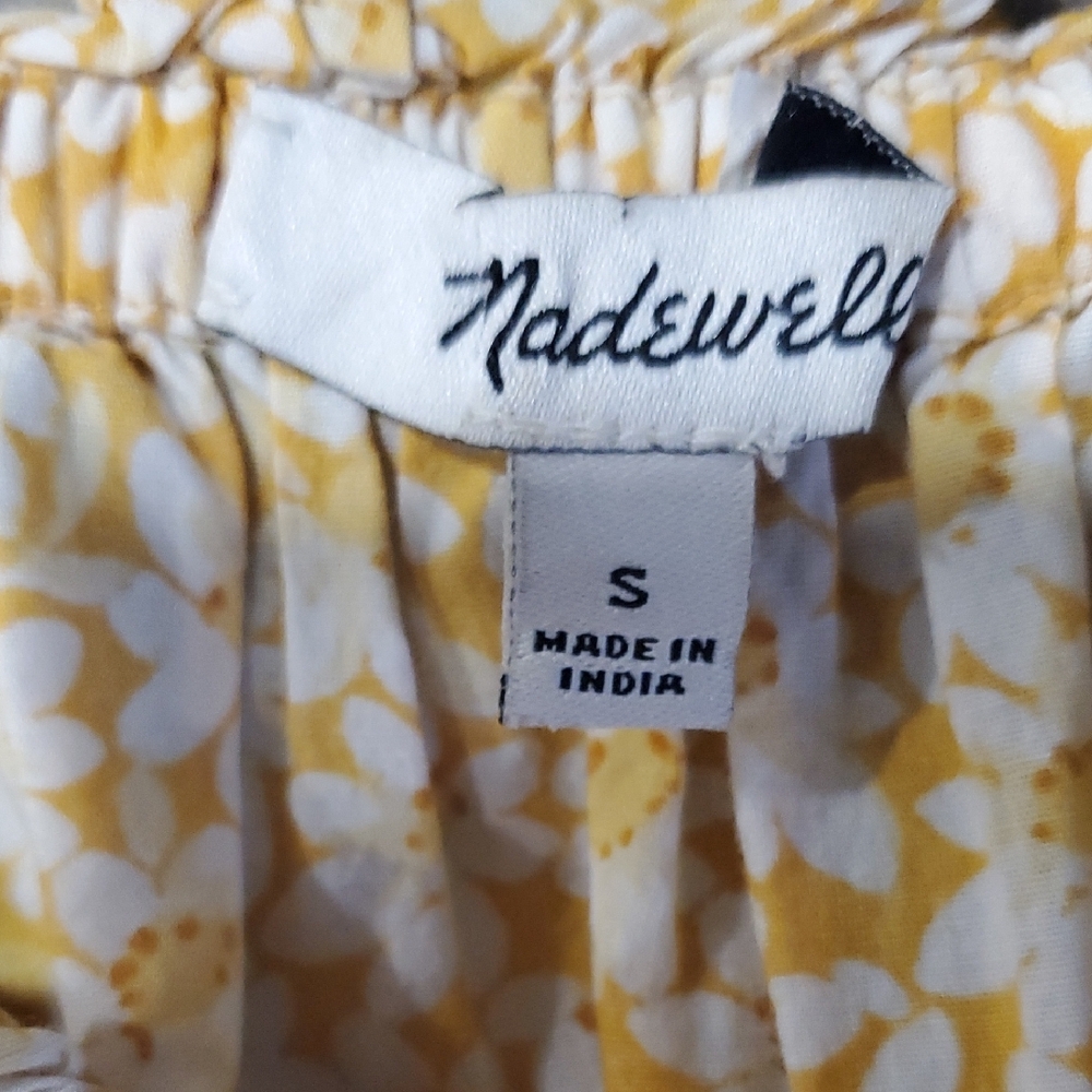 Madewell Floral Garden Cottagecore Midi   Dress Size S - Picture 10 of 17